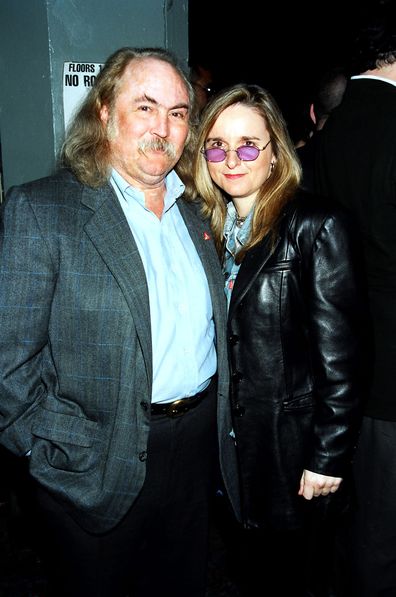 David Crosby & Melissa Etheridge  during 1995 MTV Rock the Vote in Los Angeles, California, United States