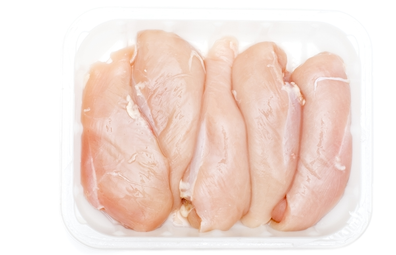 Raw chicken breast