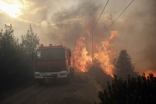 Police are investigating if the fires were deliberately lit. Picture: AP