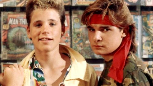 Both Corey Haim (left) and Corey Feldman claimed to have been sexually abused by Hollywood moguls when they were children.