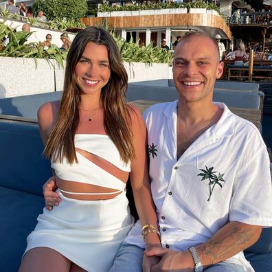 Love Island's Courtney Stubbs and MAFS Jack Millar.