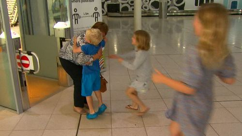 Families reunited at Perth Airport as WA border reopens