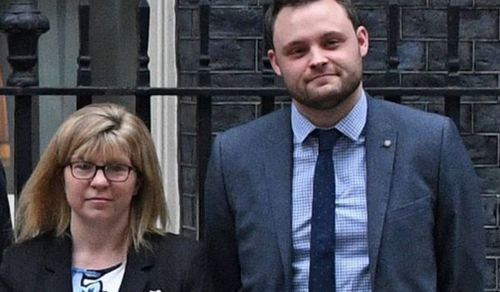 Ben Bradley and Maria Caulfield warn that May's plans for close links with Europe after Brexit risk handing Jeremy Corbyn the keys to 10 Downing Street. Picture: Supplied