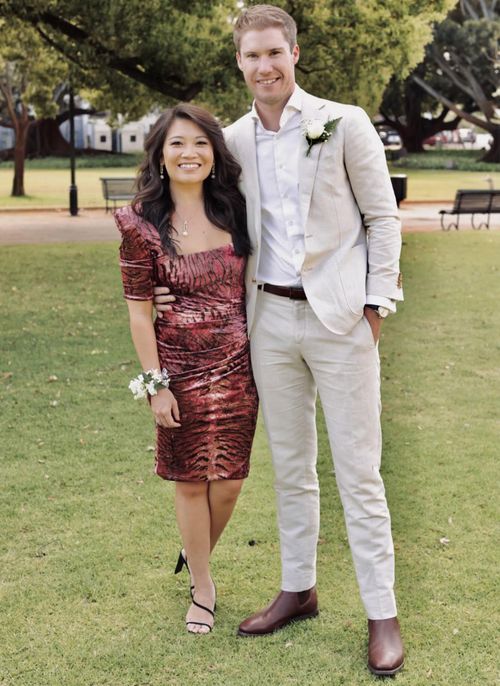A comment to Tracy Vo and her partner Liam in a Perth cafe left the couple shocked. 