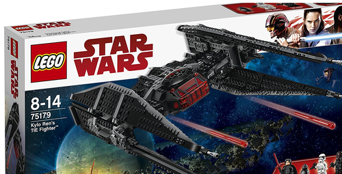 The Lego Star Wars Kylo Ren TIE fighter (Image: Amazon).