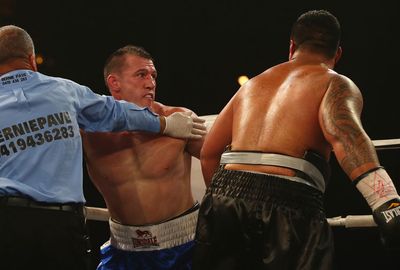 Gallen was quick to react, returning fire as the crowd erupted.