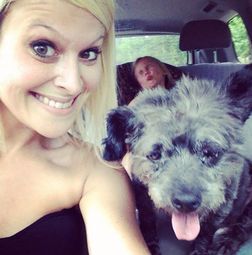 Chester with Nicole Elliott. (Instagram @chestersfinaljourney)