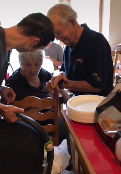 Man surprises family with a baby on Christmas Day