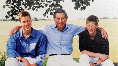 Princes William, Charles and Harry, 1999