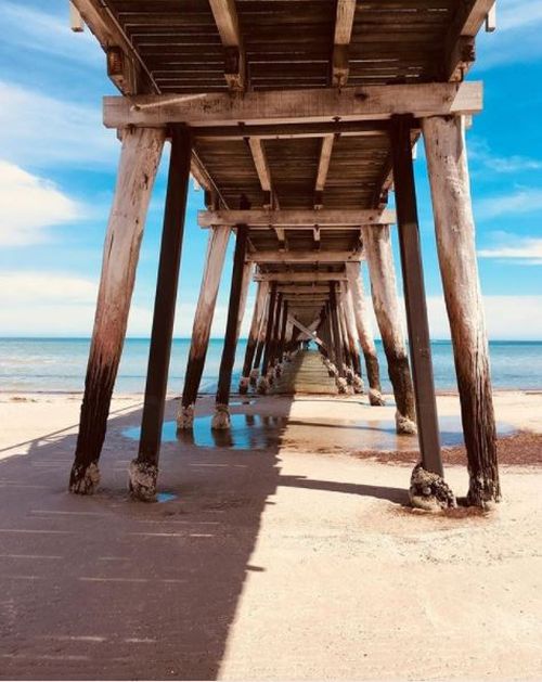 "Lady Largs #jetty #beachwalks #southaustralianbeaches #radelaide #largsbay #sagreat #warriorsandweirdos #peaceout #notallthosewhowanderarelost." - Add Libbs (Instagram)