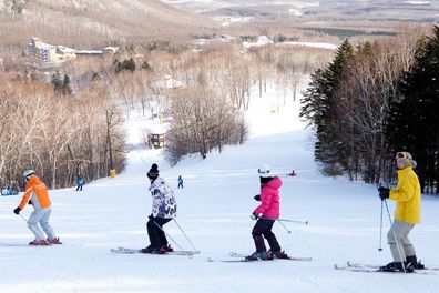 Hokkaido ski resort Japan