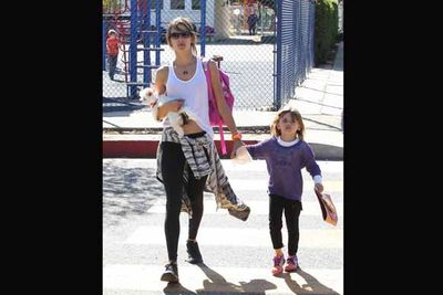 Alessandra with daughter, Anja.