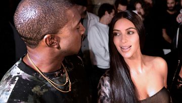 Kim Kardashian West, pictured with husband Kanye West. (AFP)