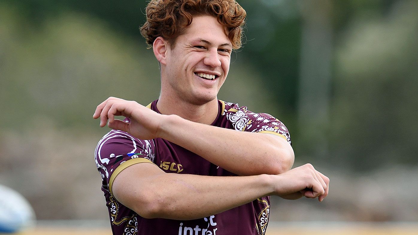 Kalyn Ponga in the Queensland camp