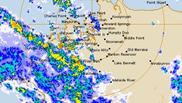 Tropical Cyclone Ellie crosses the NT coast, radar December 23, 2022