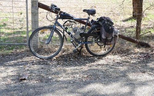 The victim had been riding his bicycle at the time of the incident. (Victoria Police)