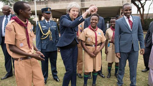 Theresa May's dance moves raised eyebrows back in Britain.