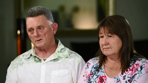 Kayla's parents Ian and Teresa say they did not recognise their daughter when they saw her in hospital.