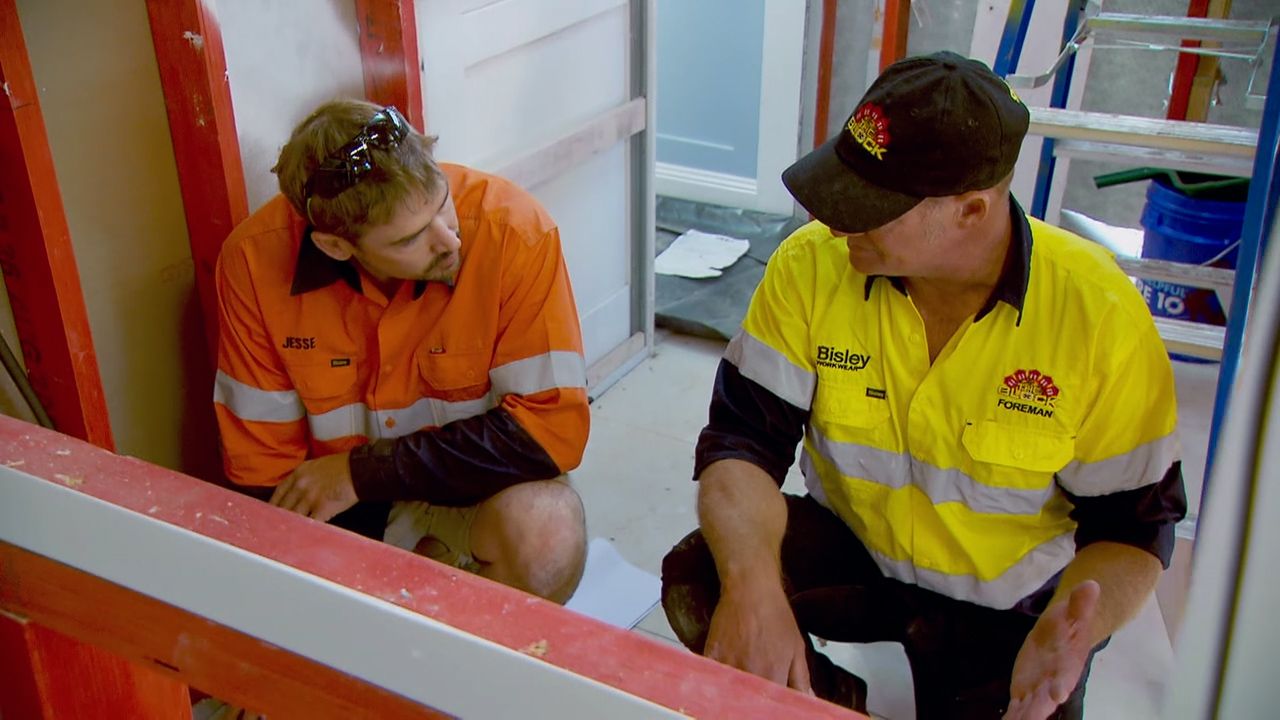Kirsty and Jesse's bathroom fails multiple inspections: The Block ...