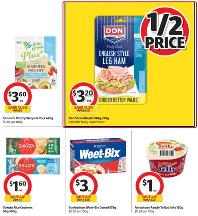 Coles has you covered for breakfast, lunch and for your afternoon snack.