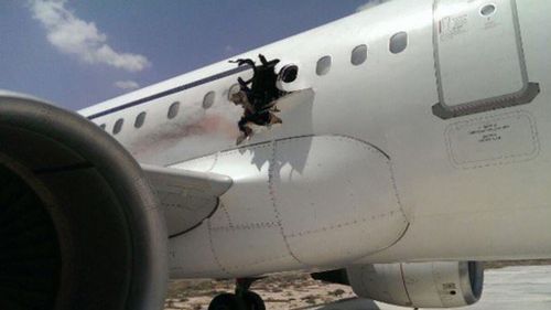 Blast that killed one on Somalia passenger plane 'was caused by bomb': officials