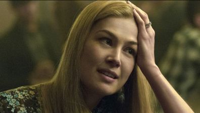 Rosamund Pike in a scene from Gone Girl. Pike has been nominated for a best actress Oscar for her role opposite Ben Affleck. (Getty Images)
