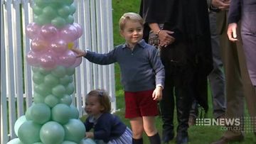 VIDEO: Princess Charlotte says her first words on royal tour of Canada
