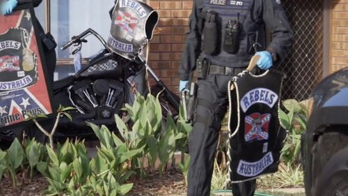 190515 WA Police Rebels outlaw motorcycle gang bikies raids drugs weapons cash crime news Australia