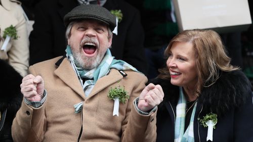 Star Wars actor Mark Hamill enjoys St Patrick's Day parade in Dublin (AAP)