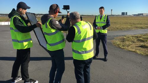 On the job with Shannon Marshall-McCormack. (Image: 9NEWS)