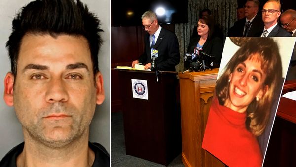Raymond Rowe, left, has been arrested for the 1992 murder of Christy Mirack after an alleged DNA link was found. (Photos: AP).