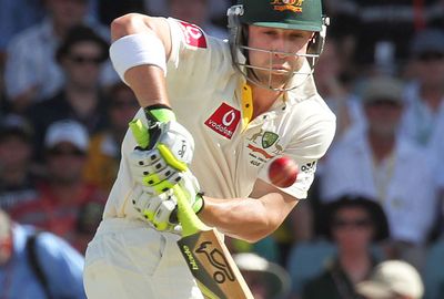 Simon Katich's injury meant Hughes was picked to open in the Third Ashes Test in '10/11.