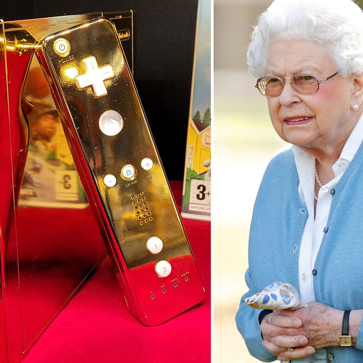 Gold-plated Nintendo Wii made for Queen Elizabeth up for sale