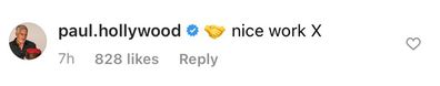 Paul Hollywood comment on Blake Lively's cake
