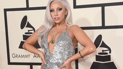 Gone are the days where Lady Gaga dressed in sparkly twine and erm, meat for award's shows. <br/><br/>Our new favourite glamazon just rocked the Grammys 2015 red carpet, ramping up the sexy in a super-sequinned frock and a seriously naughty neckline. <br/><br/>See why we're going gaga for new Gaga here...