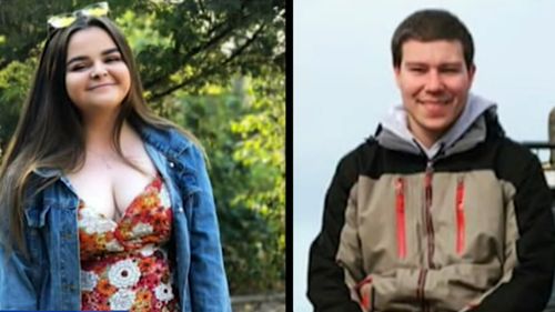 Shannon Lowden, 21, and Caleb Forbes, 22, have been missing since Sunday.