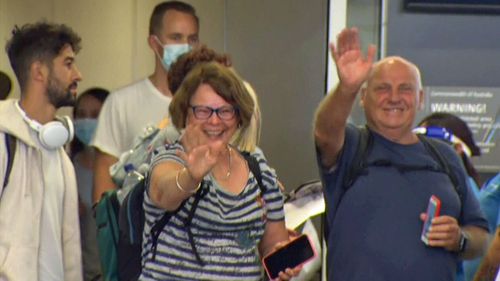 Families reunited at Perth Airport as WA border reopens