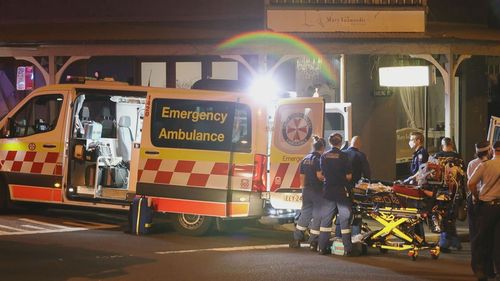 Balmain East unit fire.