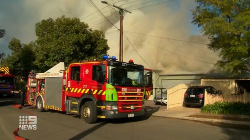 Trinity Gardens house fire