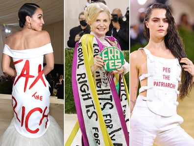 Political statements on the Met Gala red carpet