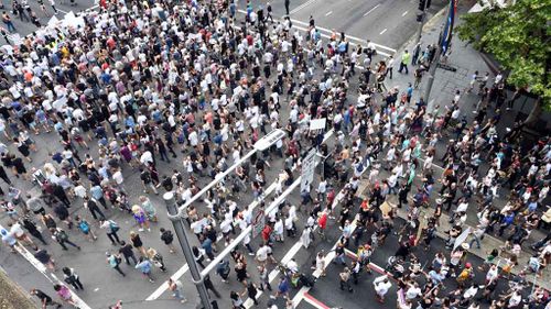 Thousands march in protest of Sydney lockout laws