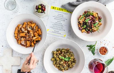 Jamie's Italian restaurant "We Love Veg" menu to celebrate new Veg cookbook