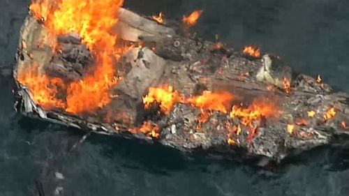 Boat fire