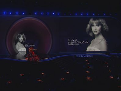 Kasey Musgraves performs during In Memoriam segment of the 2023 Grammy Awards.
