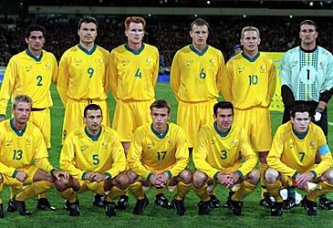 Where did the Olyroos play in Sydney 2000's first sporting event, on September 13?