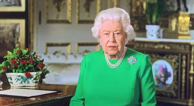 Queen Elizabeth addresses the nation