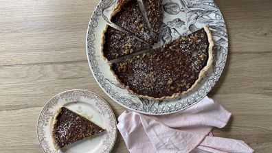 Chocolate ganache tart