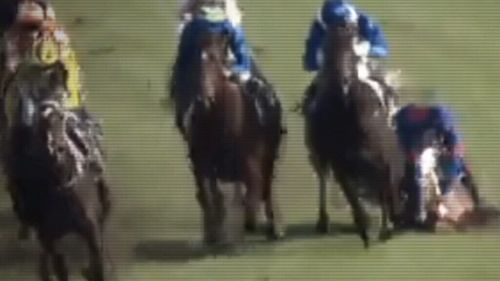 Single Gaze and O'Hara were injured in a tumble at Randwick two years ago.