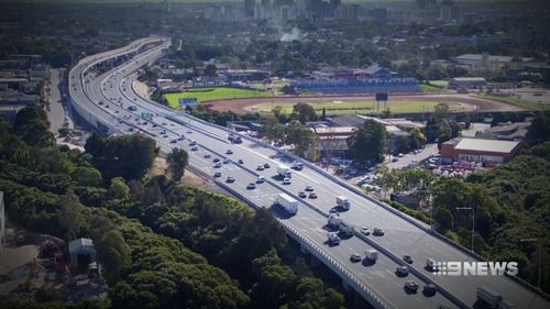 The M4 toll earns the NSW Government around $500,000 every day. Picture: 9NEWS