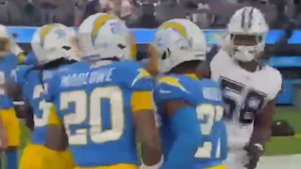 'Manhood has been challenged': Wild brawl breaks out before NFL game